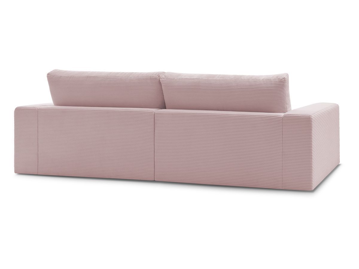 Bobochic Leonard Sofa 3-Sitzer 274 × 109 cm Strukturstoff Violett