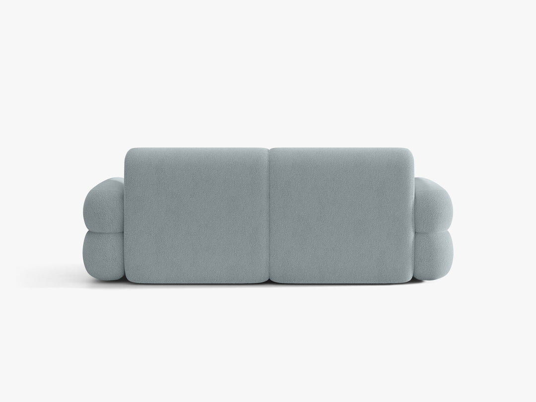 Micadoni Neo Sofa 3-Sitzer Boucle Baloo Hellblau
