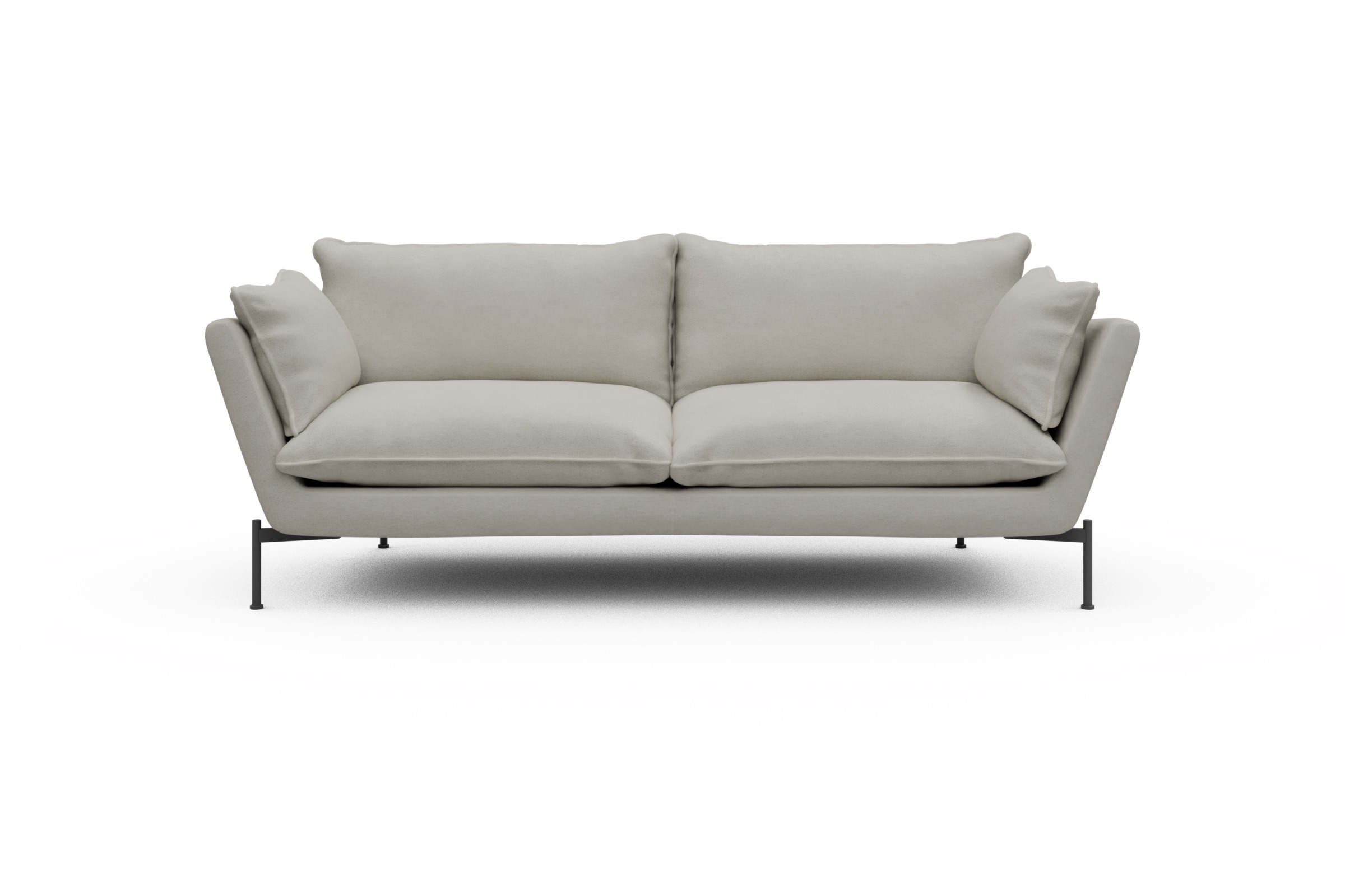 Skandi Home Sofa Anton PREMIUM 3-Sitzer Denari-Clean-Beige moebelfaktor