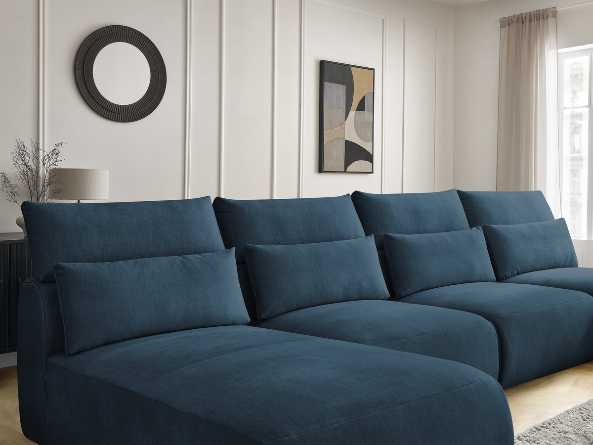 Bobochic Jana Wohnlandschaft Samt Blau