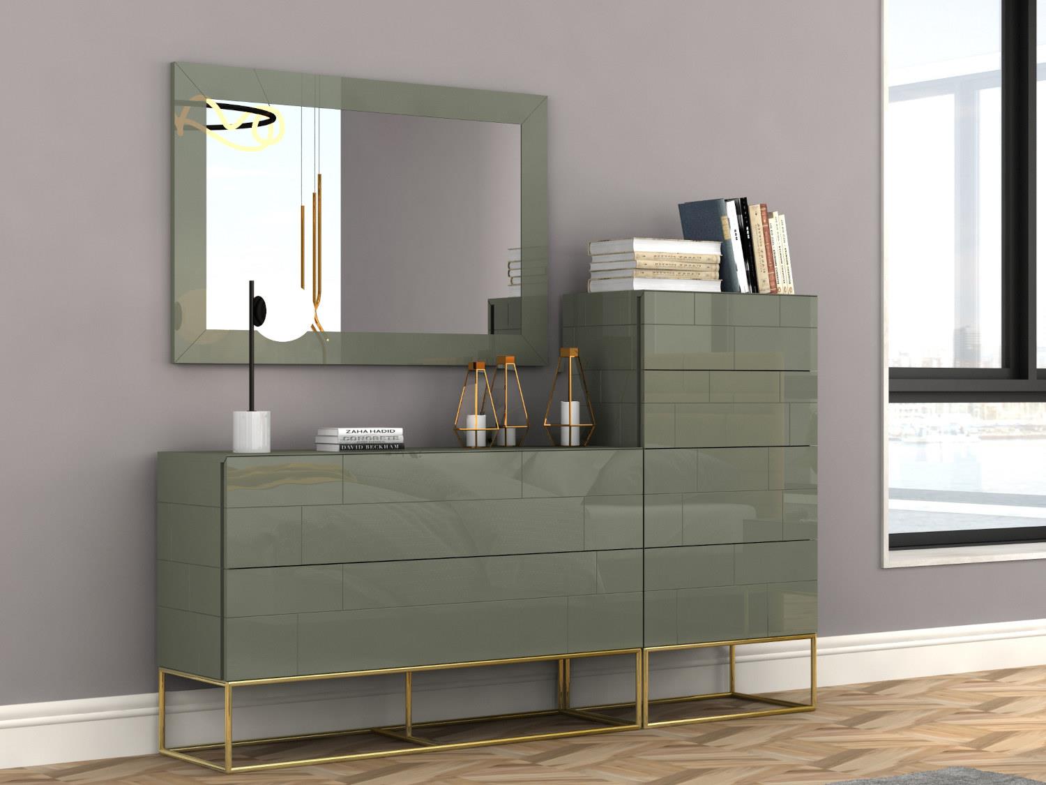 Livin Hill Highboard Rose Hill 59,5 cm