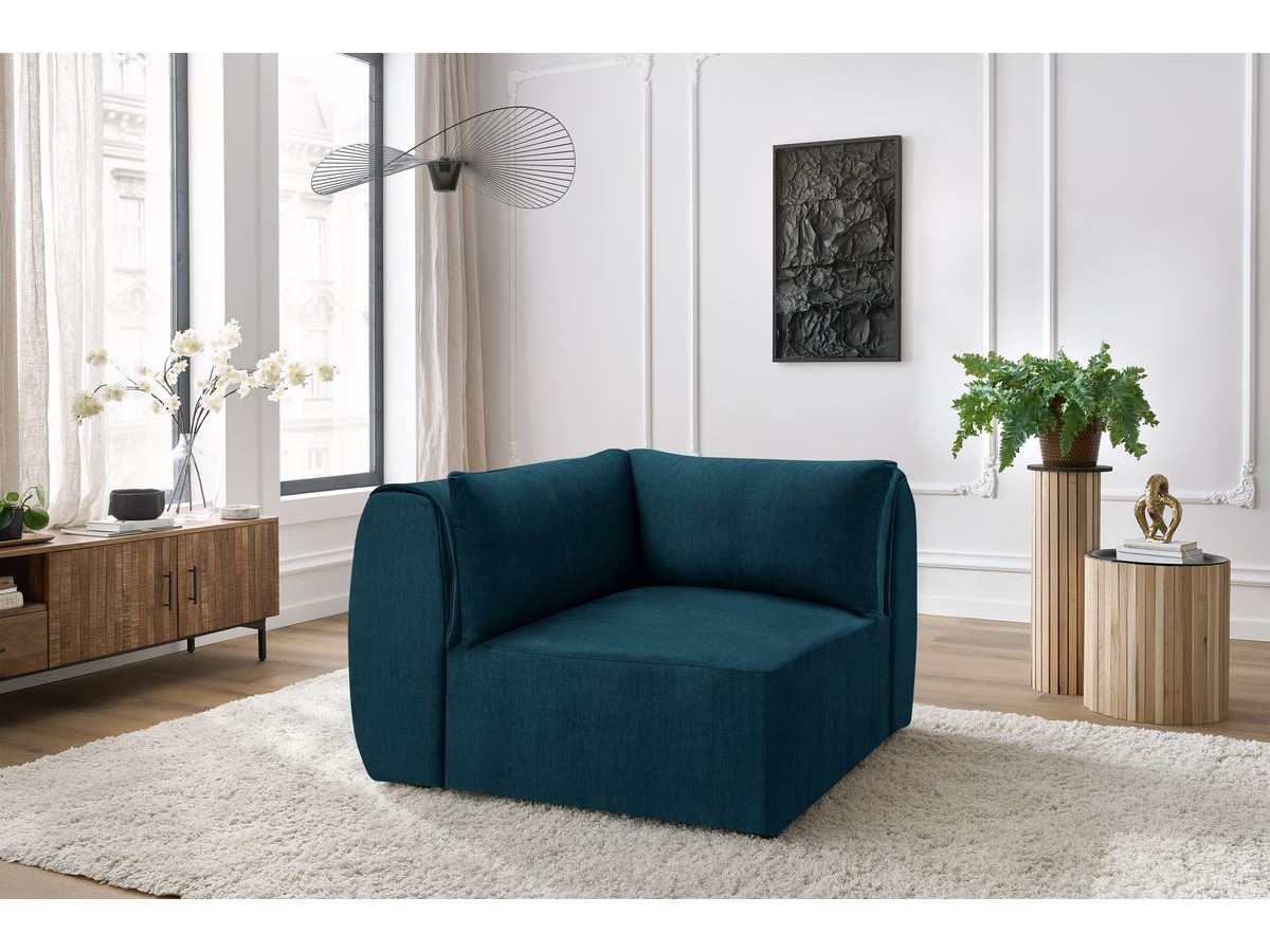 Bobochic Jeanne Eckmodul Samt Dunkelblau