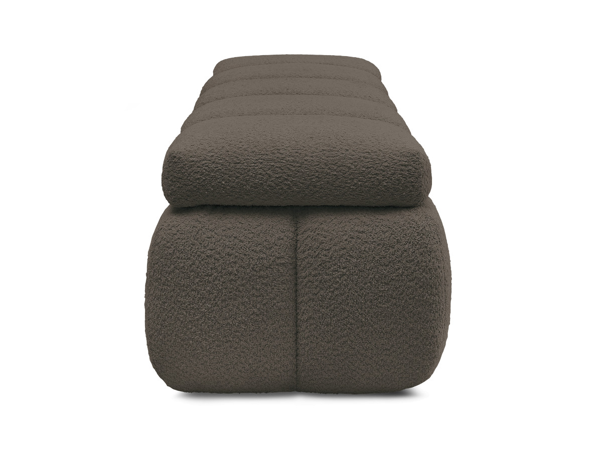 Bobochic Denali Bettbank 146 × 56 cm Bouclé-Stoff Braun