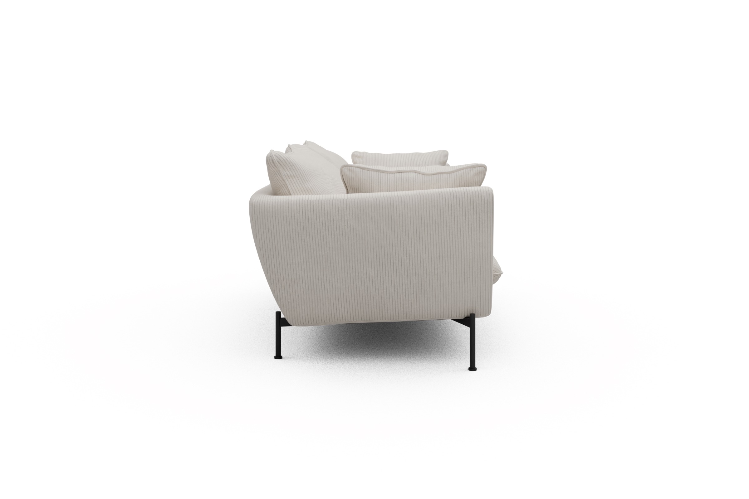 Sofa Anton PREMIUM 2-Sitzer Corduroy-Ivory