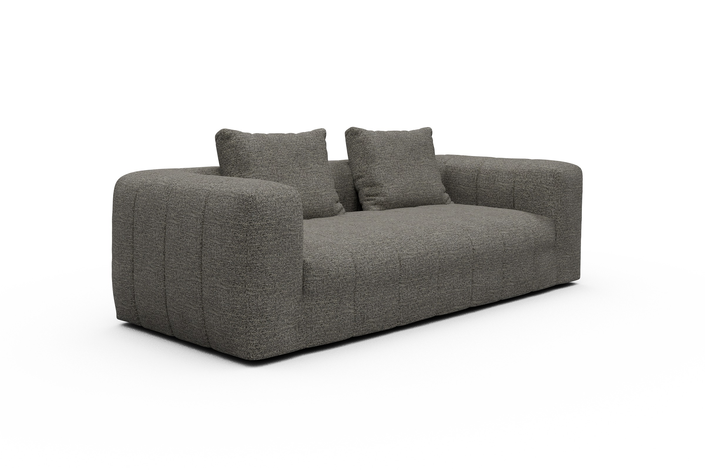 Sofa Hugo 3-Sitzer Carreno-Sepie-Brown