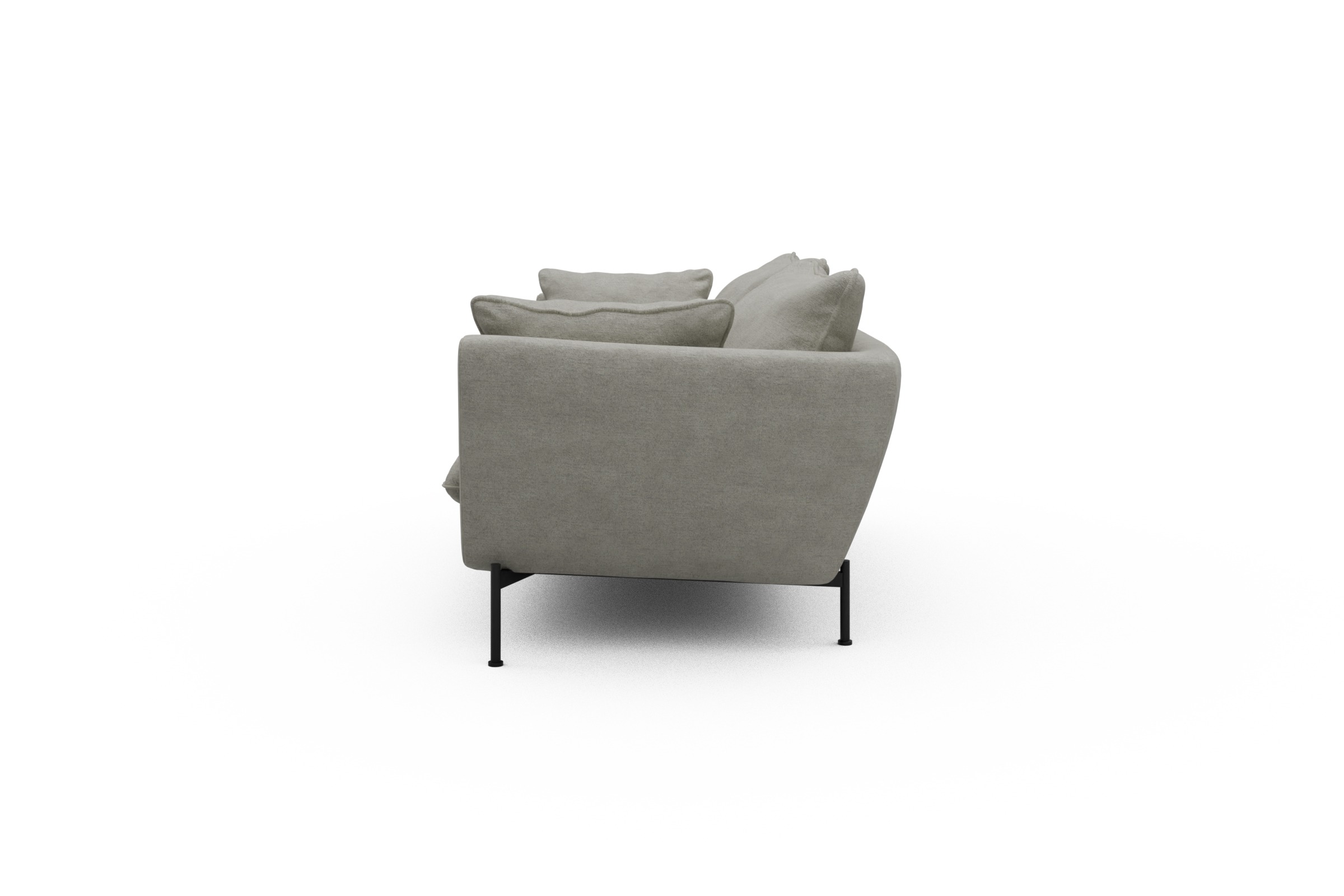 Sofa Anton PREMIUM 2-Sitzer Carreno-Moon-Stone-White