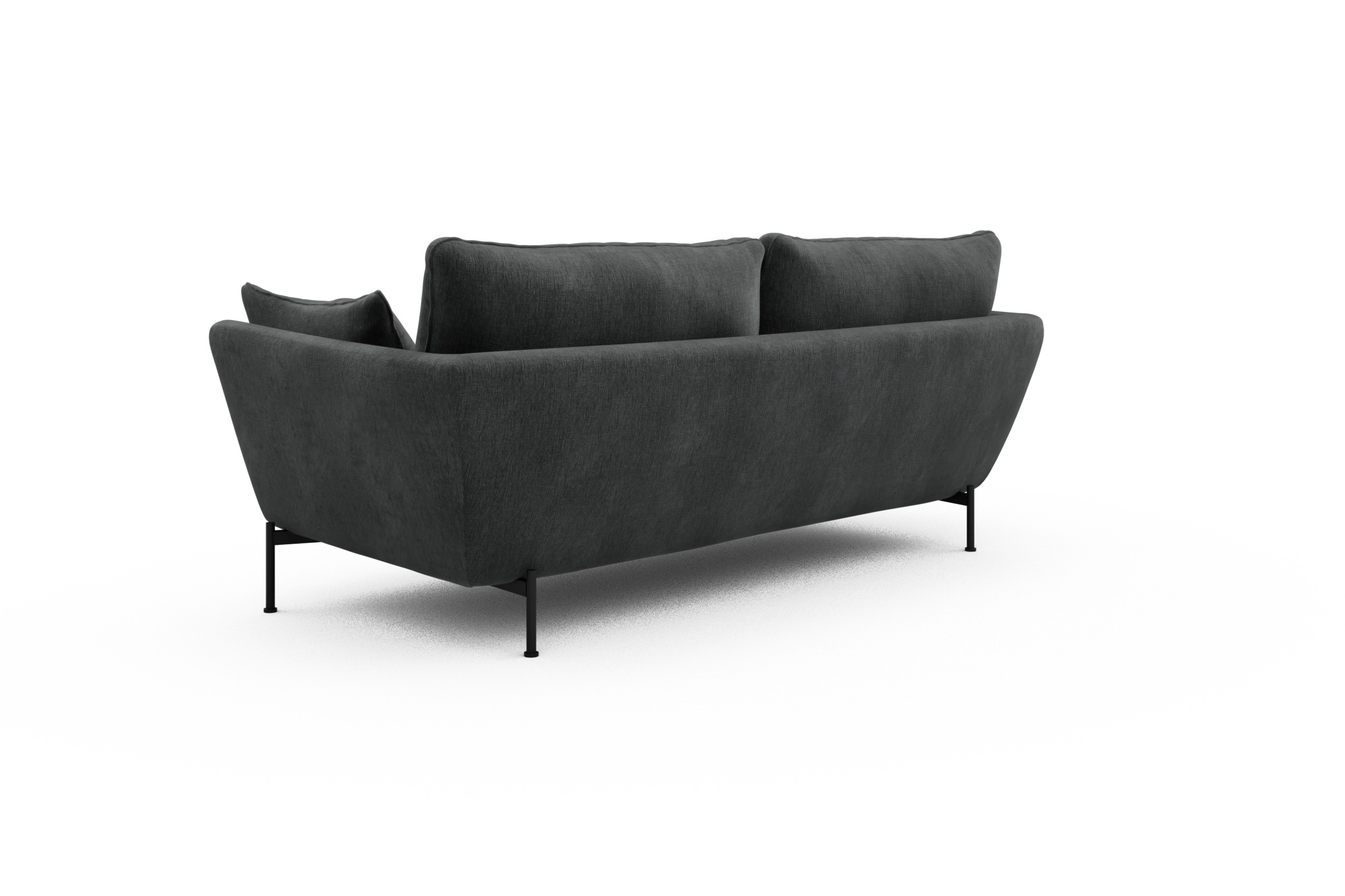 Sofa Anton 3-Sitzer Smooth-Deep-Warm-Grey