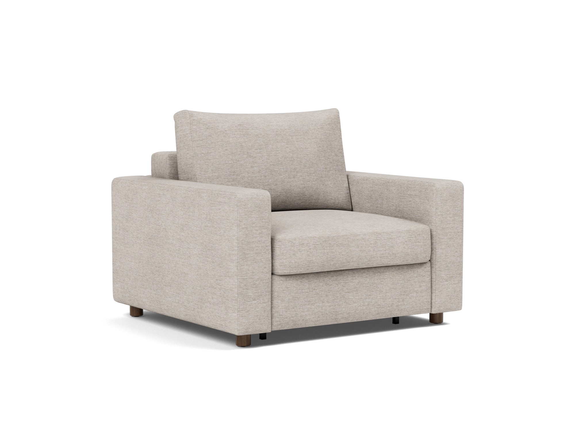 Schlafsessel Neah mit Standard-Armlehnen Chenille Yuveno 471-Sand