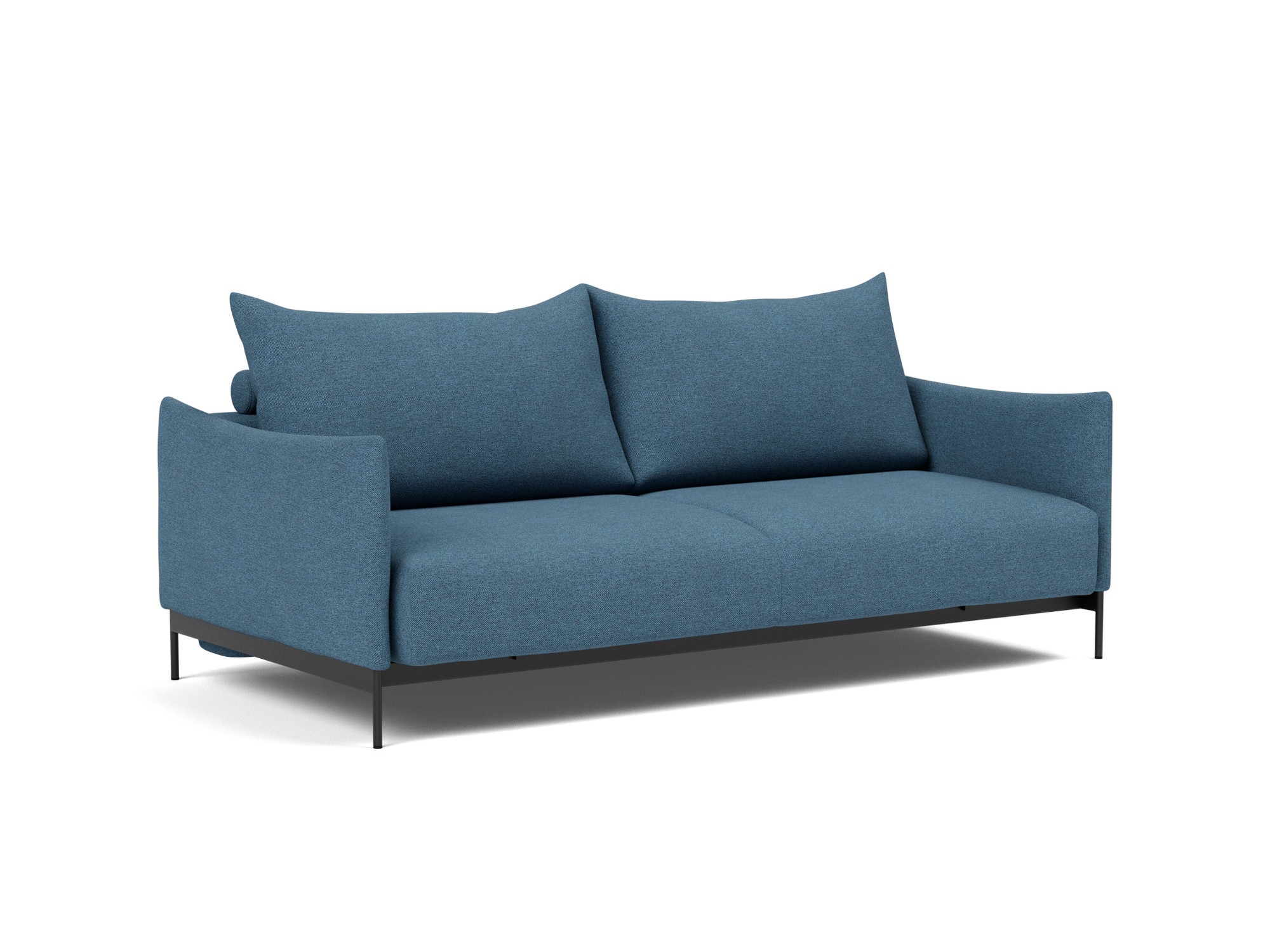 Schlafsofa Malloy Strukturierter Stoff Weda 302-Weda-Blue