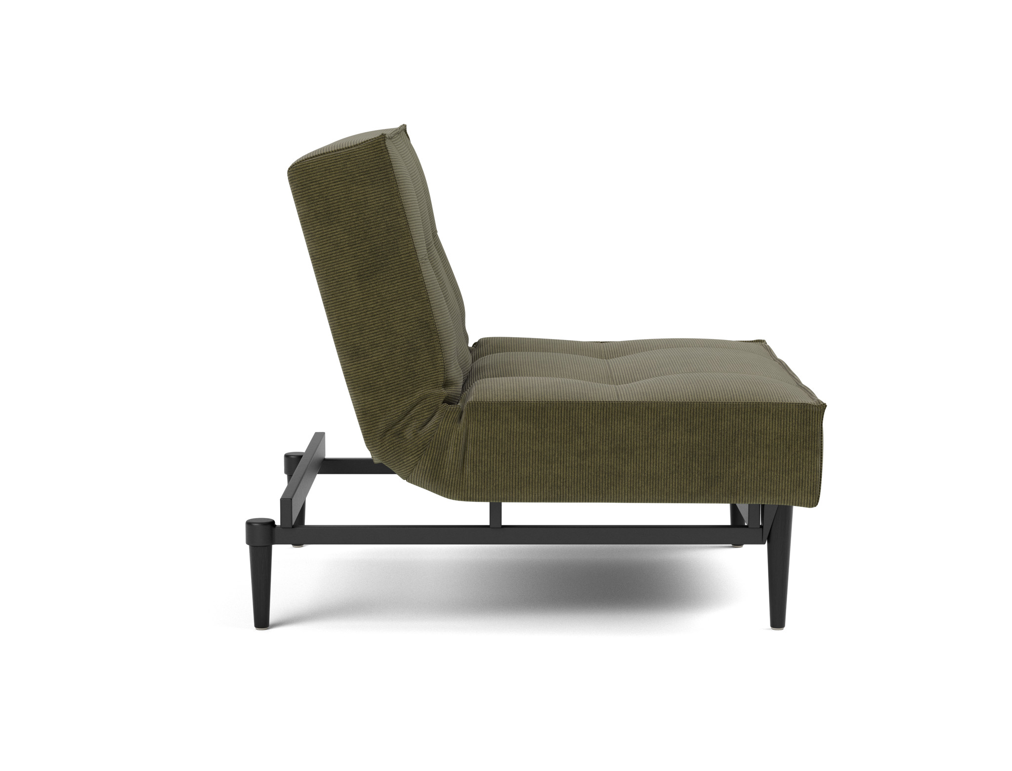Sessel Splitback Kord Cordufine 316-Pine-Green Beine Styletto Eiche schwarz