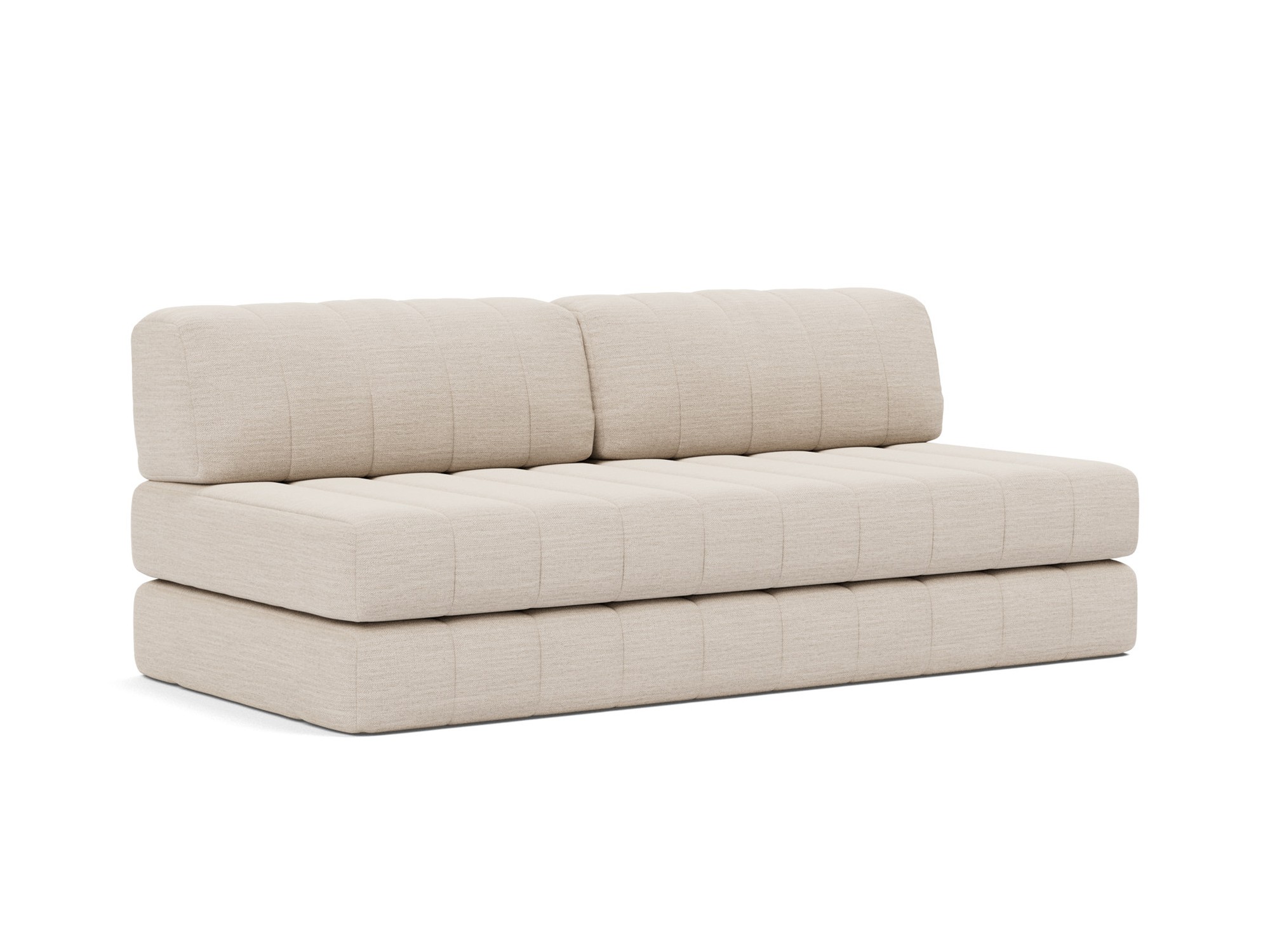 Schlafsofa CozyPad Webstoff Blida 612-Sand-Grey