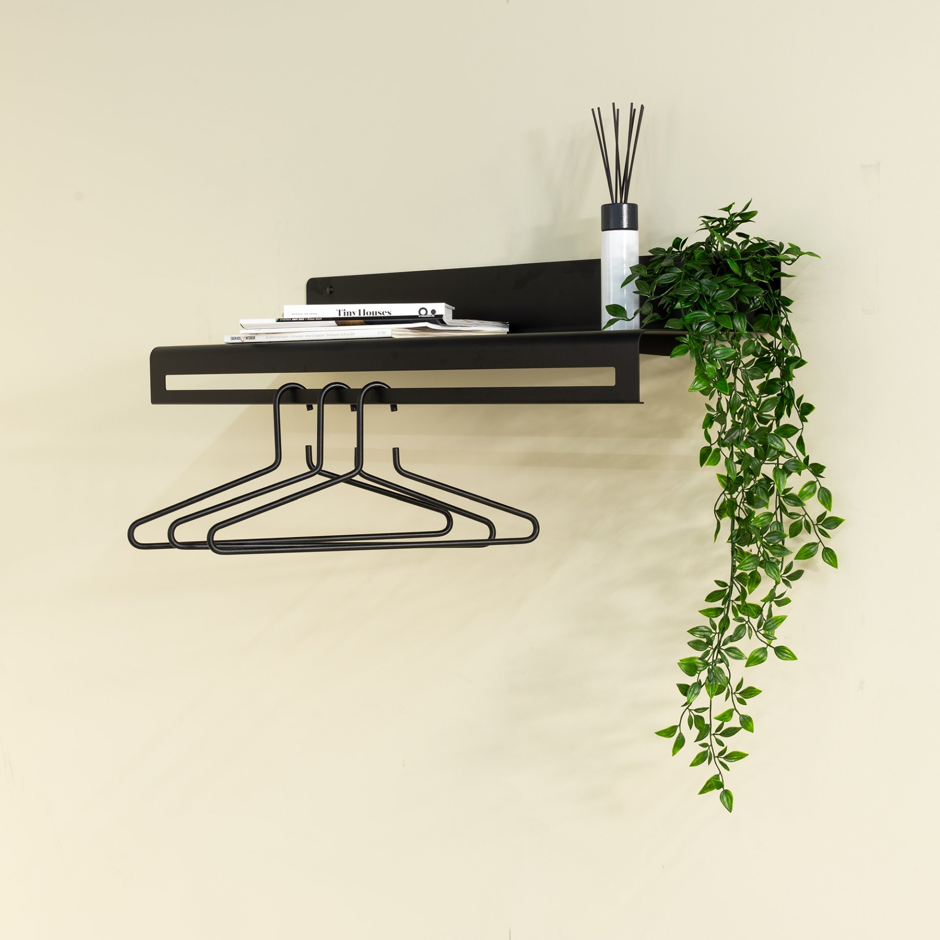 Spinder Design Wandgarderobe Sway 80 Schwarz