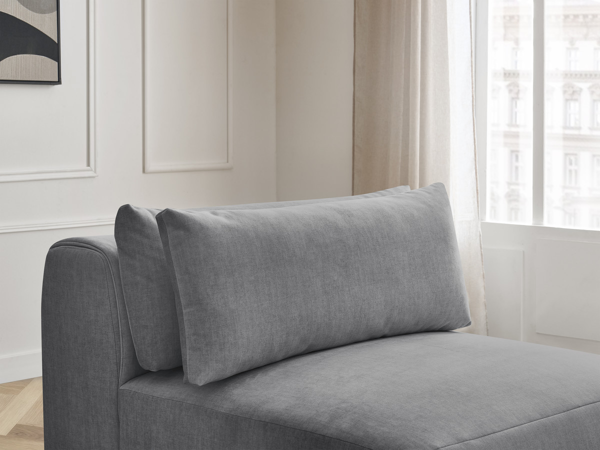 Bobochic Jana Sofamodul 1-Sitzer Samt Dunkelgrau