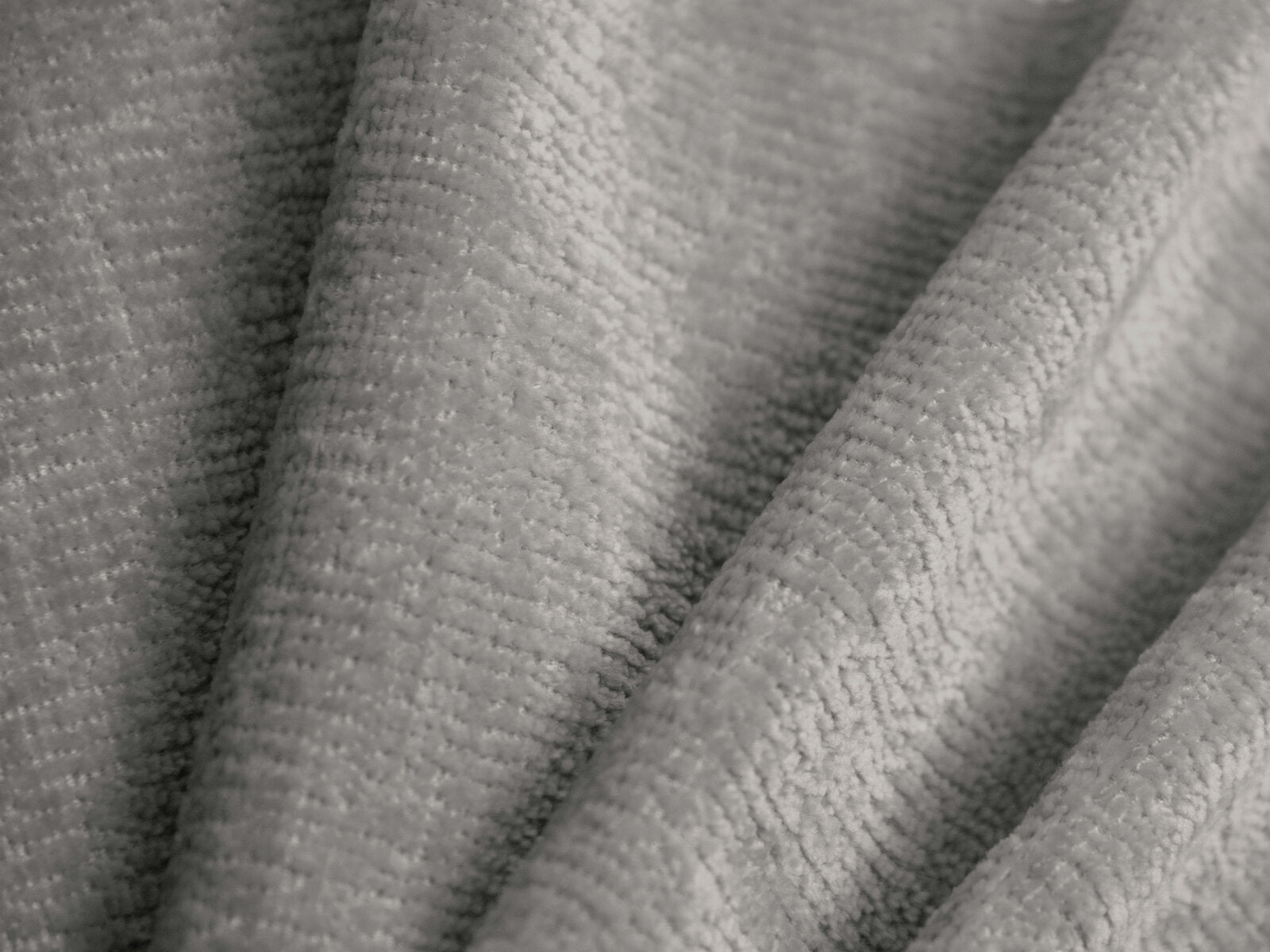 Micadoni Stauraumbett mit Kopfteil Ovalo Chenille Perfect Harmony Hellgrau 160x200