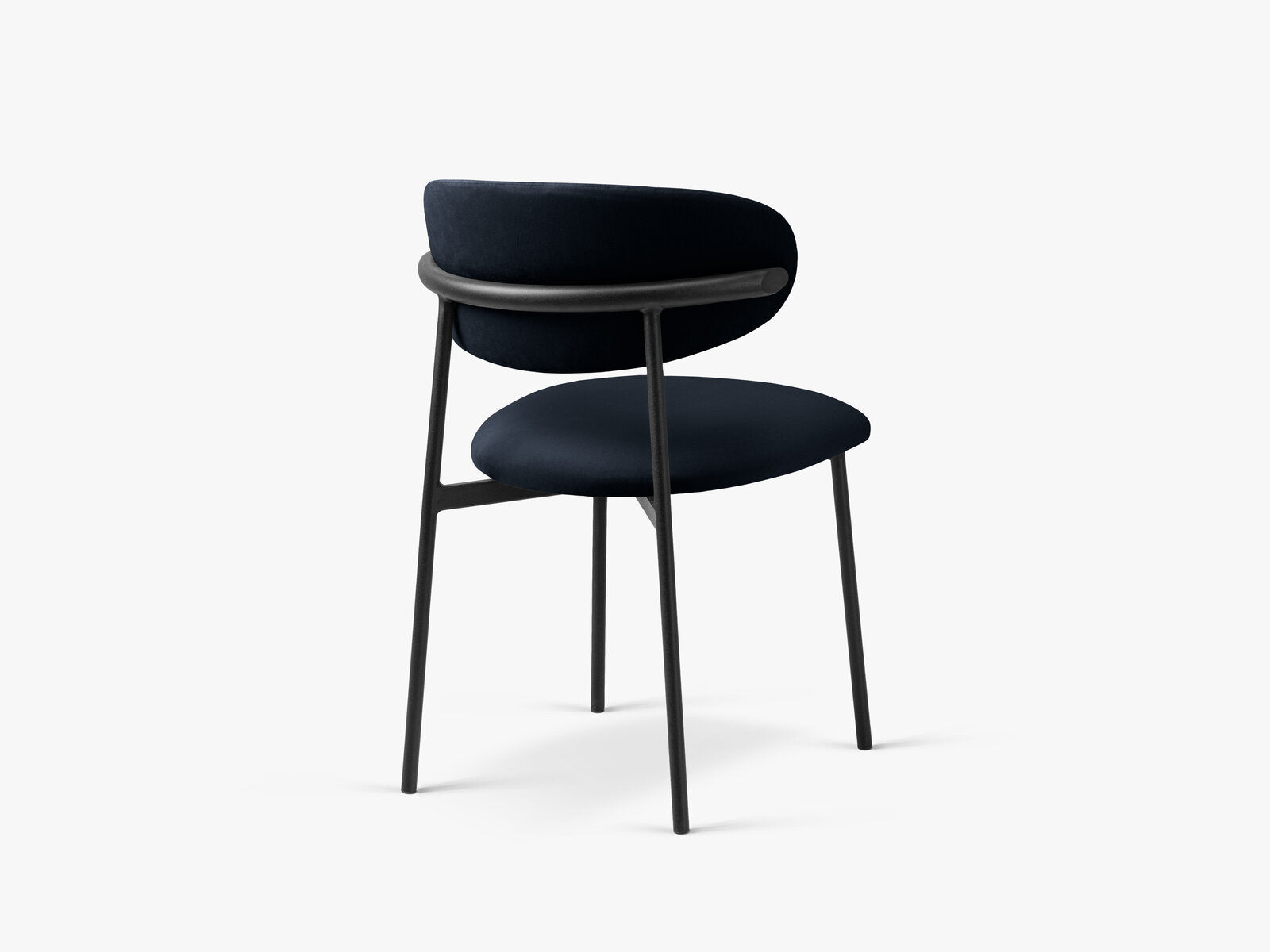 Micadoni Stuhl Nina Samt Magic Velvet Schwarz