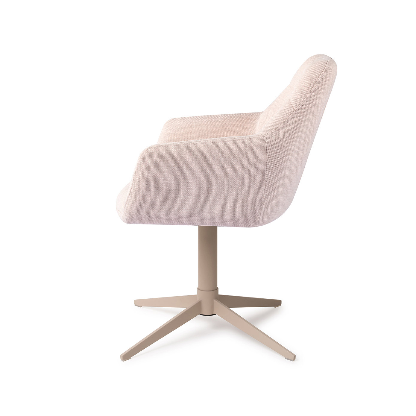 Jesper Home Esszimmerstuhl Noto Petal Pink Quad Beige