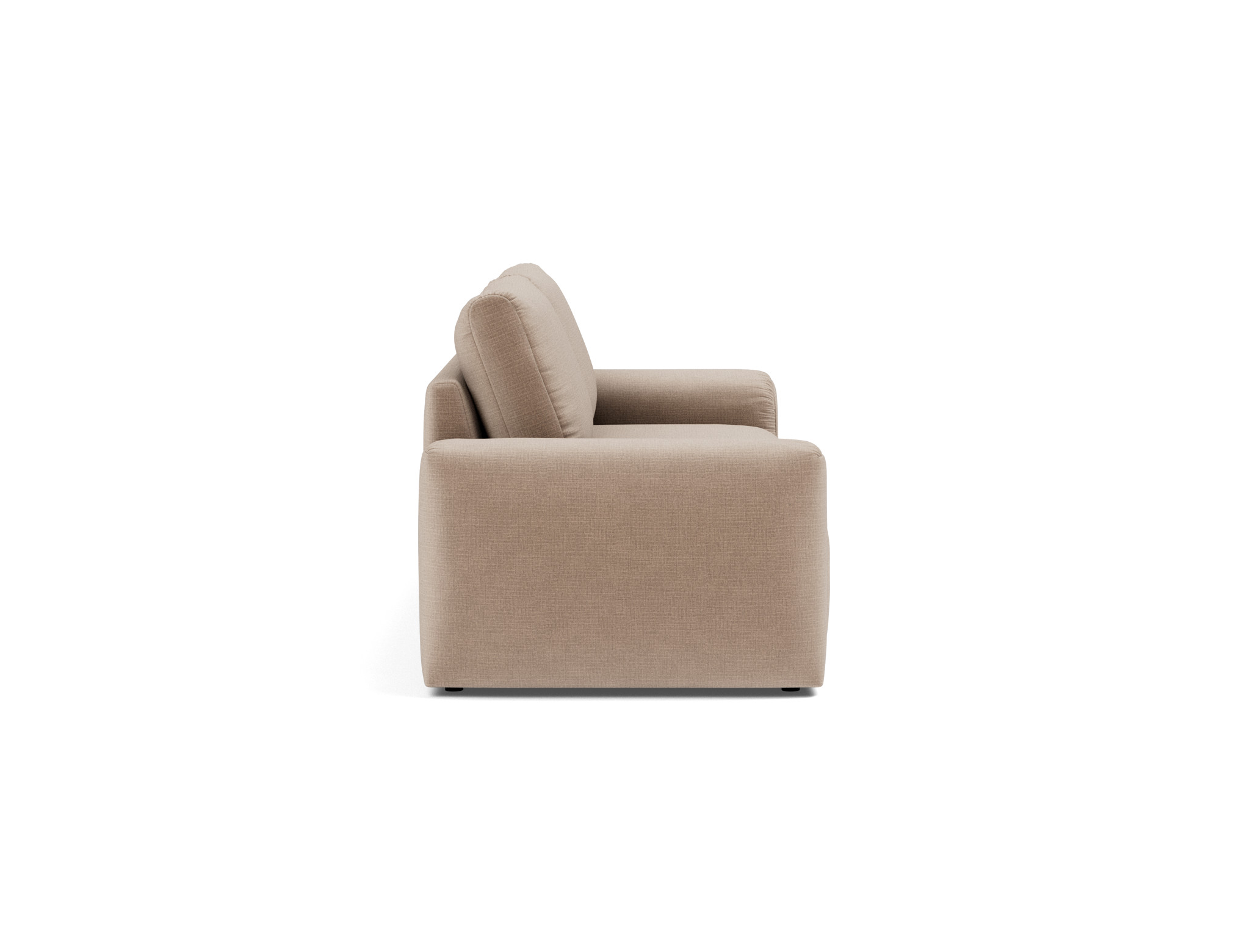Schlafsofa Norum mit Chunky-Armlehnen Chenille Esina 417-Mocha