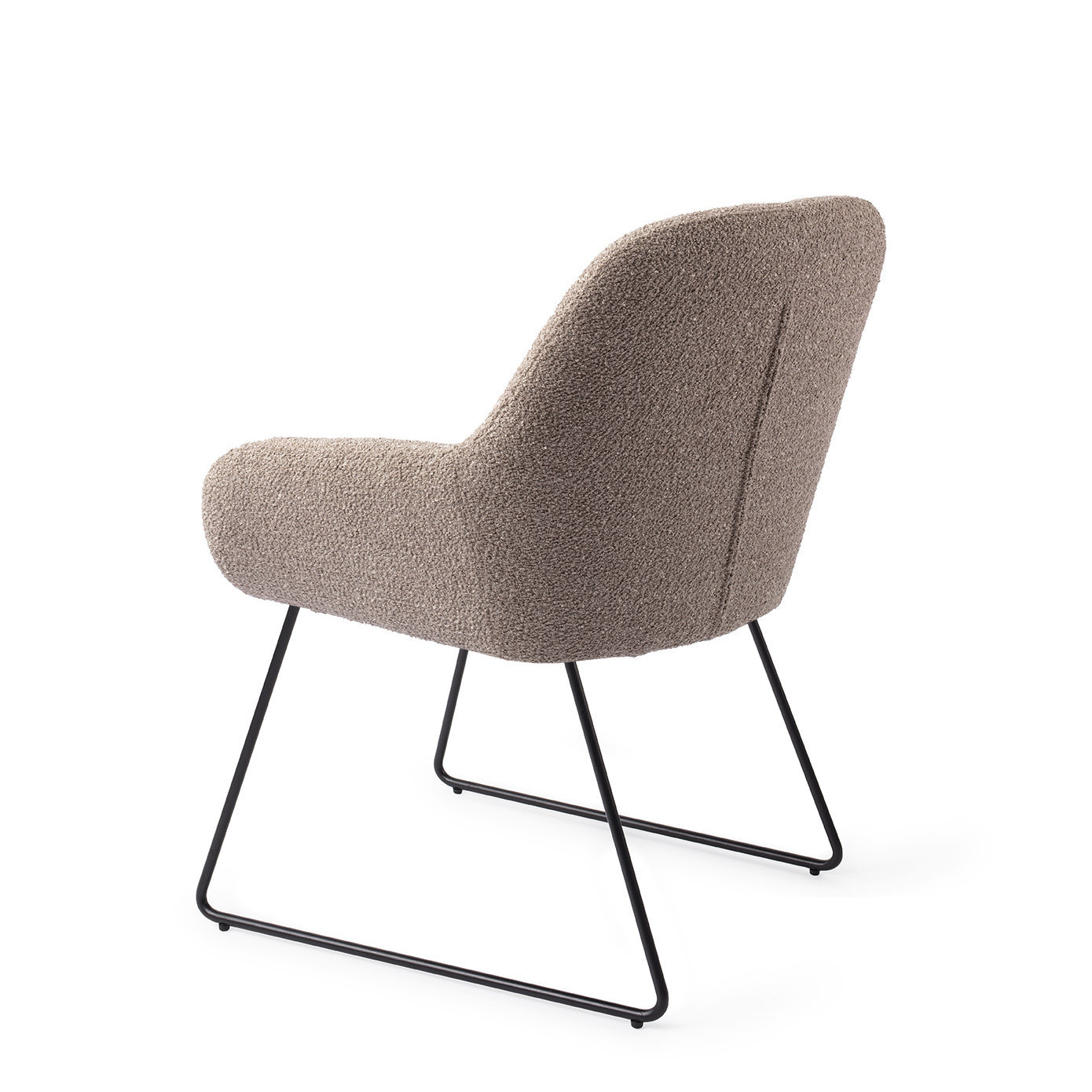 Jesper Home Esszimmerstuhl Kushi Stone Haze Slide Schwarz
