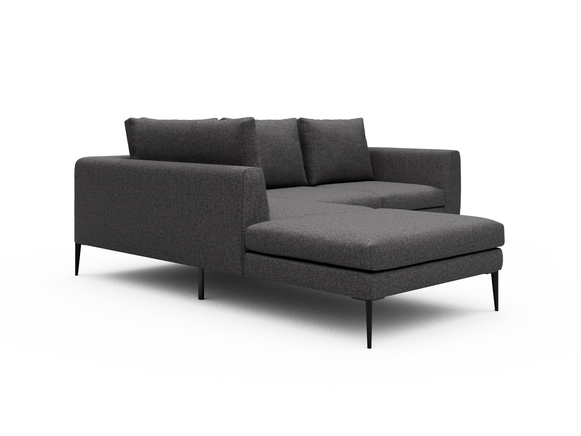 Skandi Home Ecksofa Paul Relax-Ecke links mit 2-Sitzer Sama-Antracite moebelfaktor