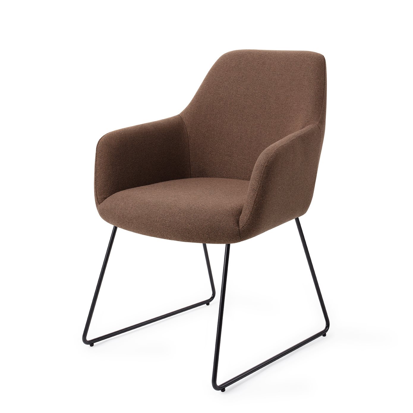 Jesper Home Esszimmerstuhl Hiroo Rustic-Rye Slide Schwarz