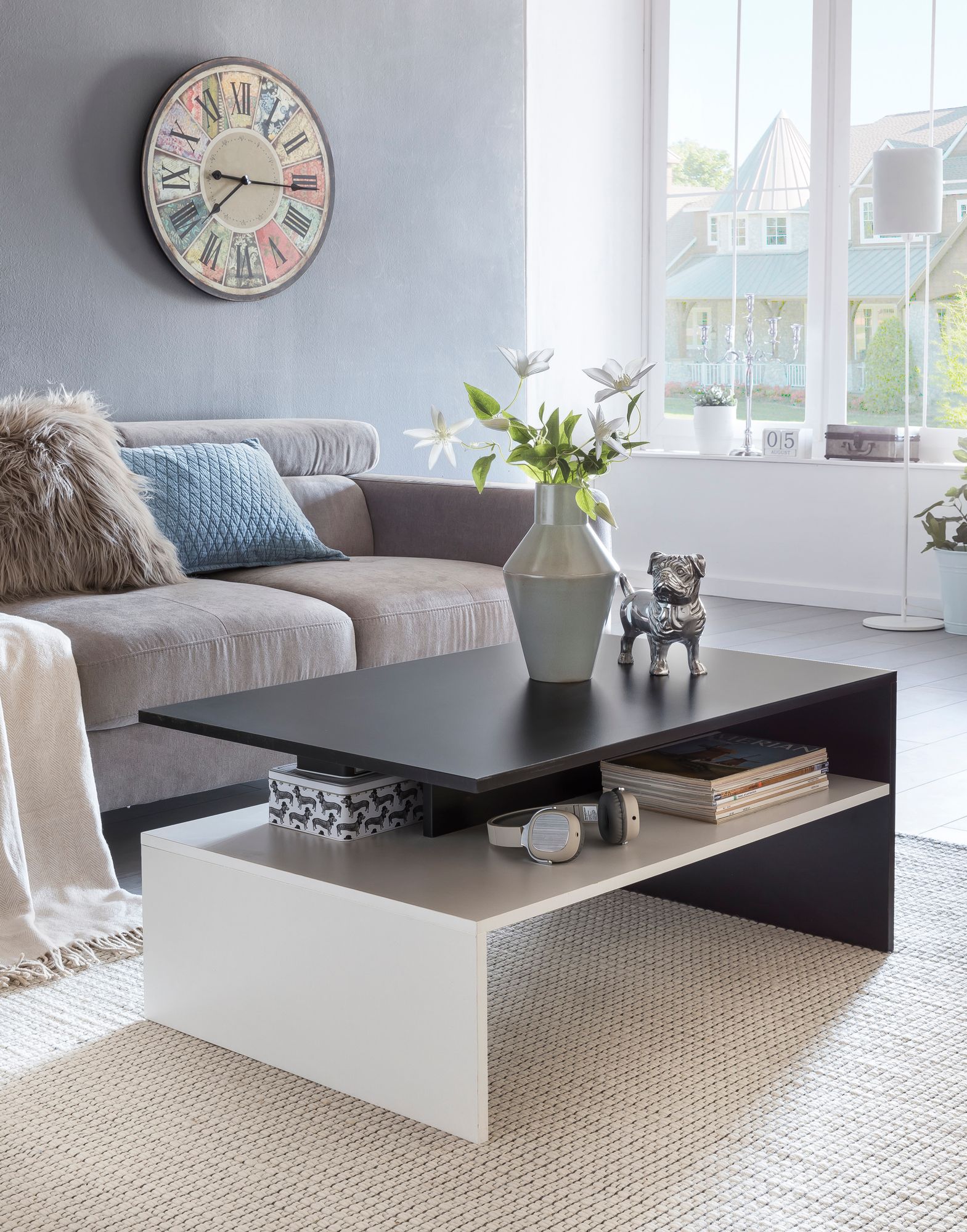Couchtisch Sandhamn Weiß 90 × 60 × 43 cm