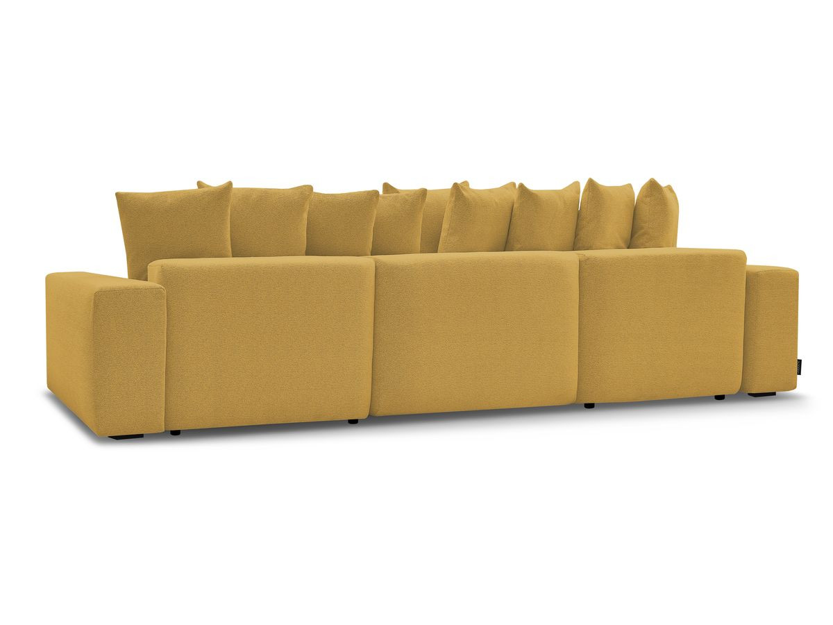 Bobochic Voltaire Wohnlandschaft 420 × 174 cm Melange-Stoff Gelb