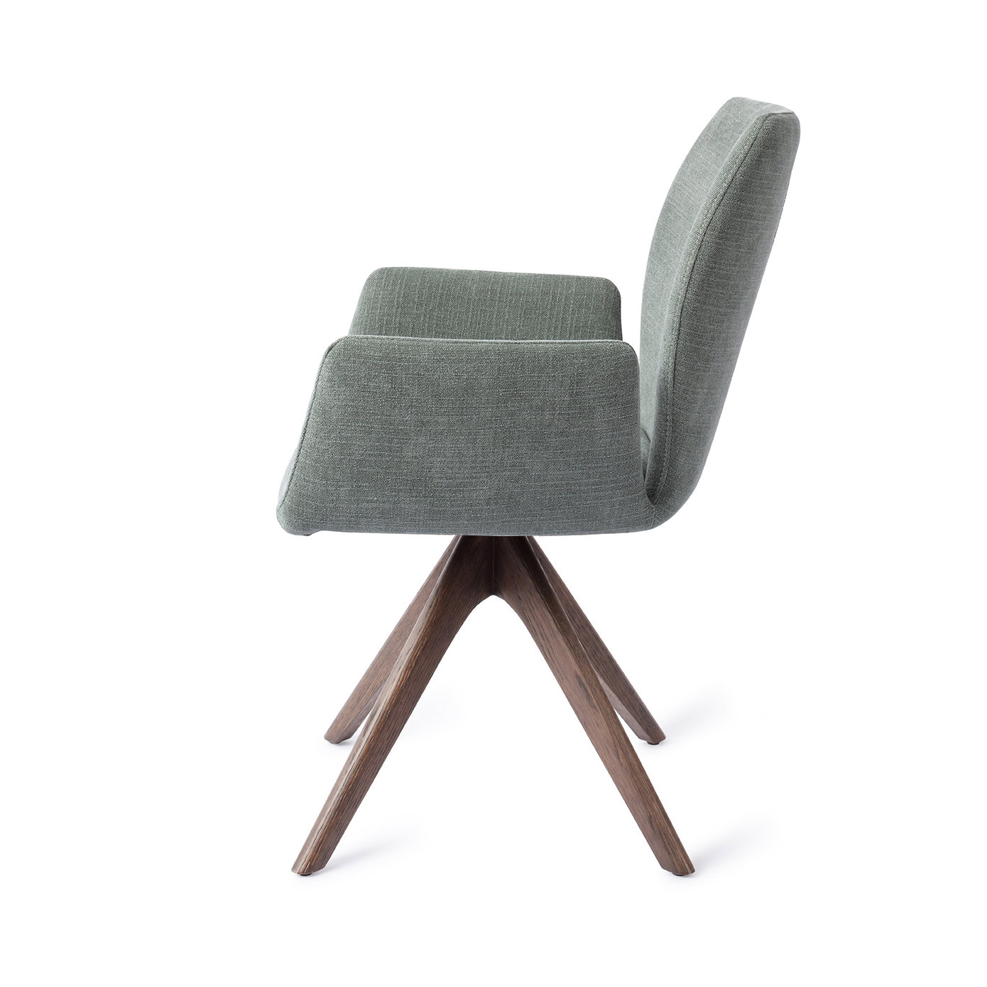 Jesper Home Esszimmerstuhl Misaki Breezy Blue Revolve Eiche Walnuss