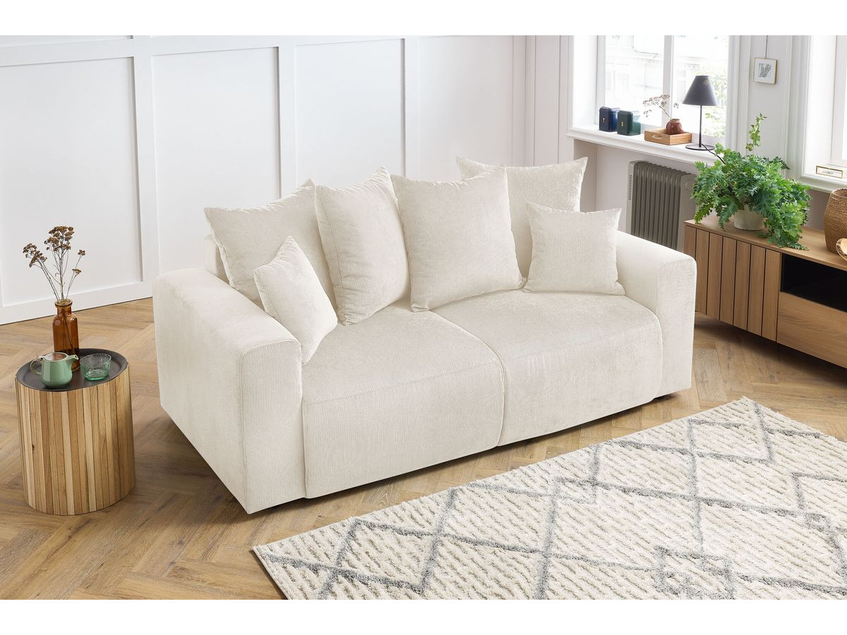 Bobochic Envy Sofa 2-Sitzer Cordsamt Beige