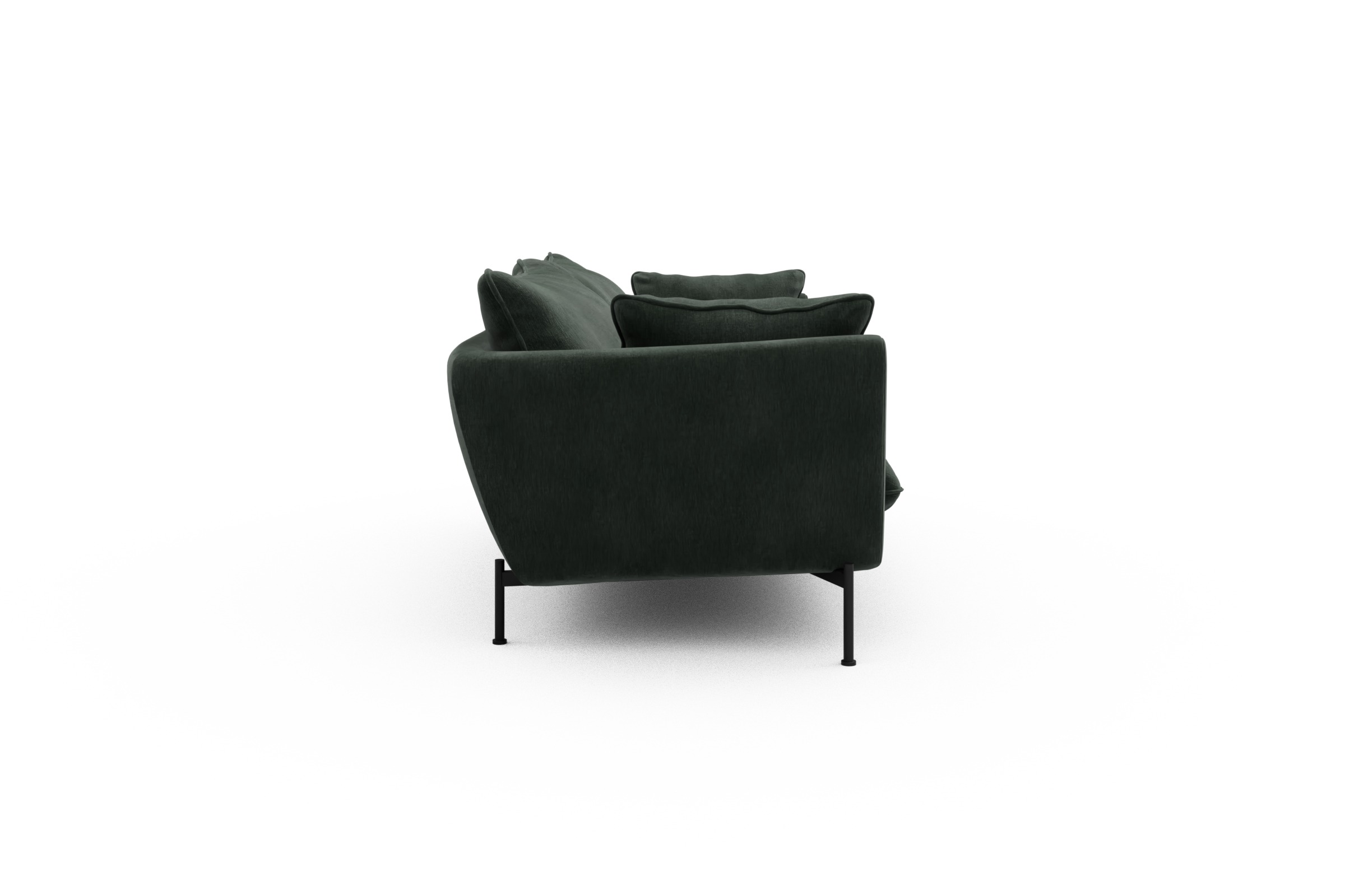 Sofa Anton PREMIUM 2-Sitzer Smooth-Laurel-Green