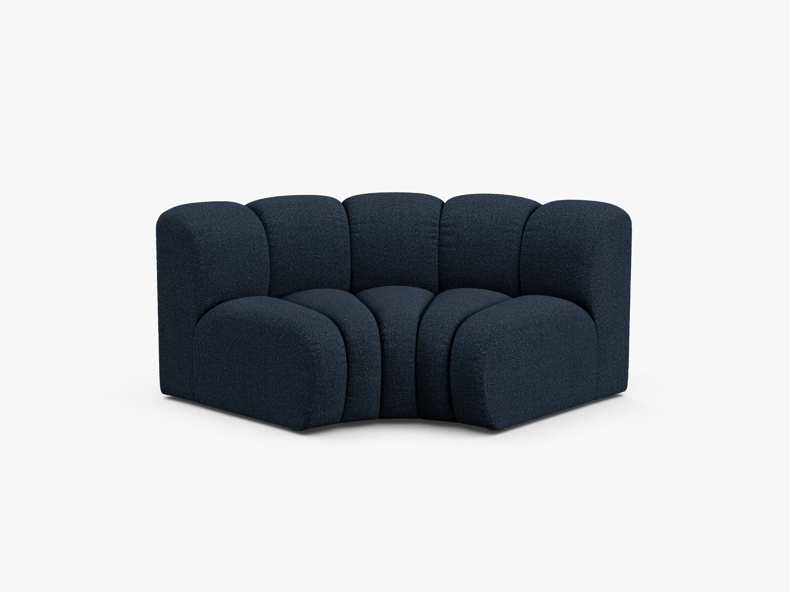 Micadoni rundes Eckmodul Lupine Boucle Baloo Dunkelblau