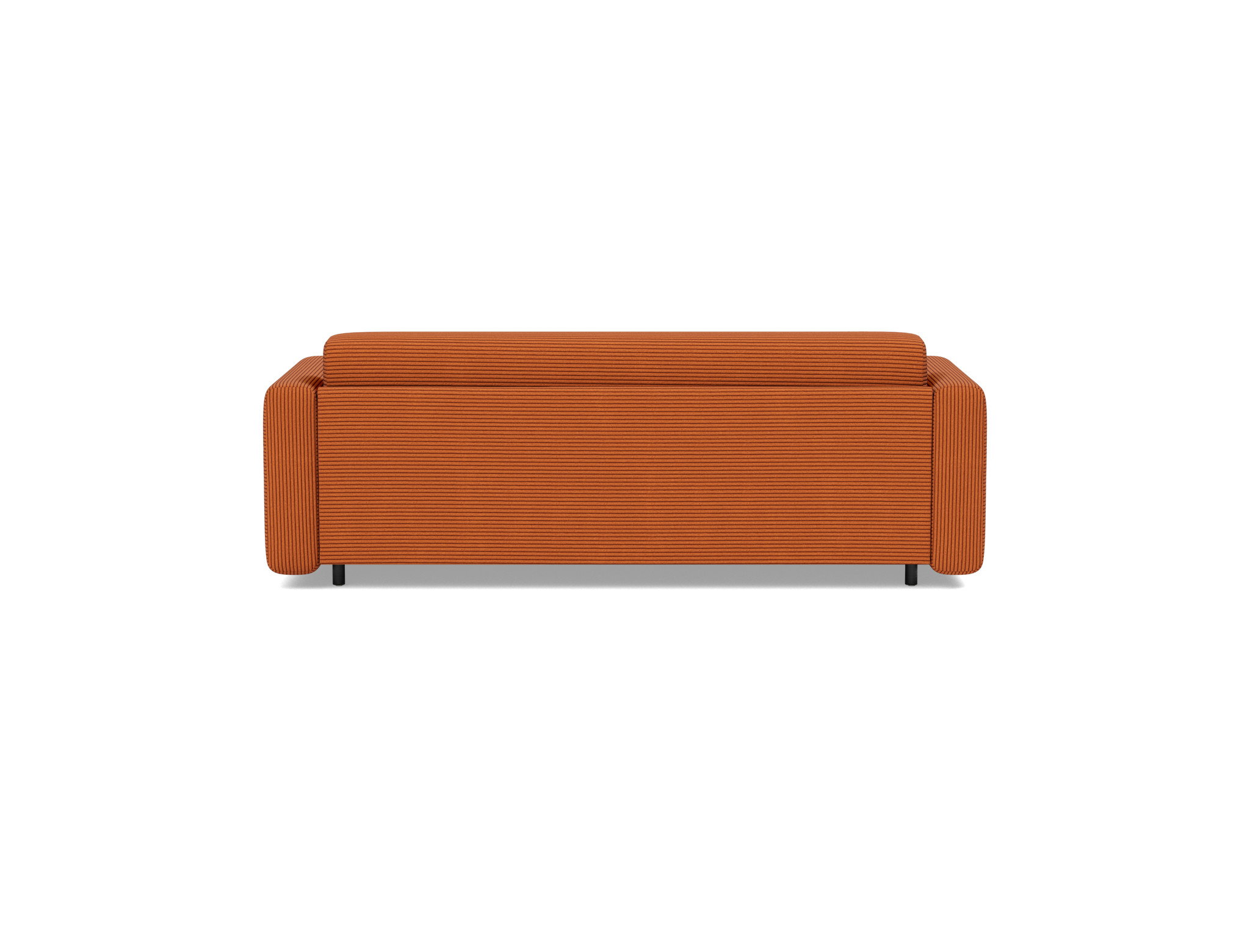 Schlafsofa Killian mit Memory-Matratze 160 Kord Corduroy 595-Burnt-Orange