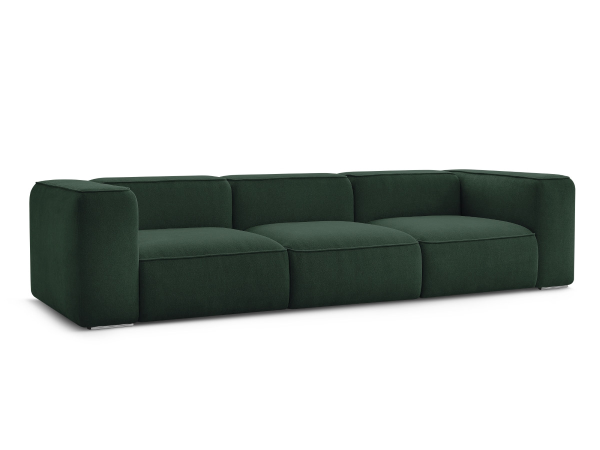 Bobochic Zephyr Sofa 3-Sitzer Strukturstoff Grün