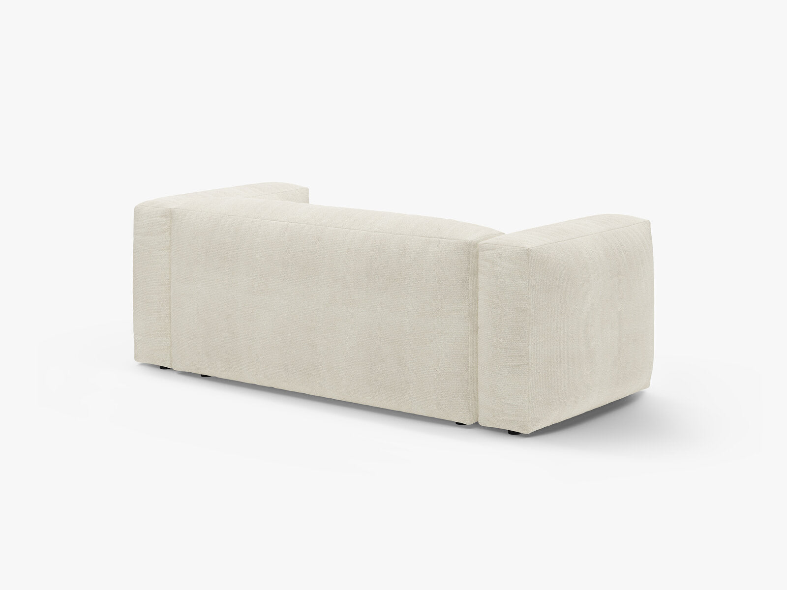 Micadoni Martina Sofa 2-Sitzer Boucle Monet Elfenbein