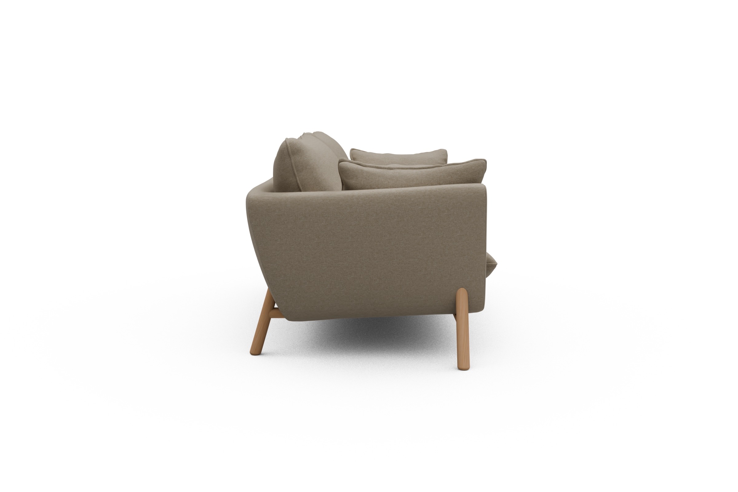 Sofa Emil 2-Sitzer Beinfarbe Eiche Natur Satya-Natural