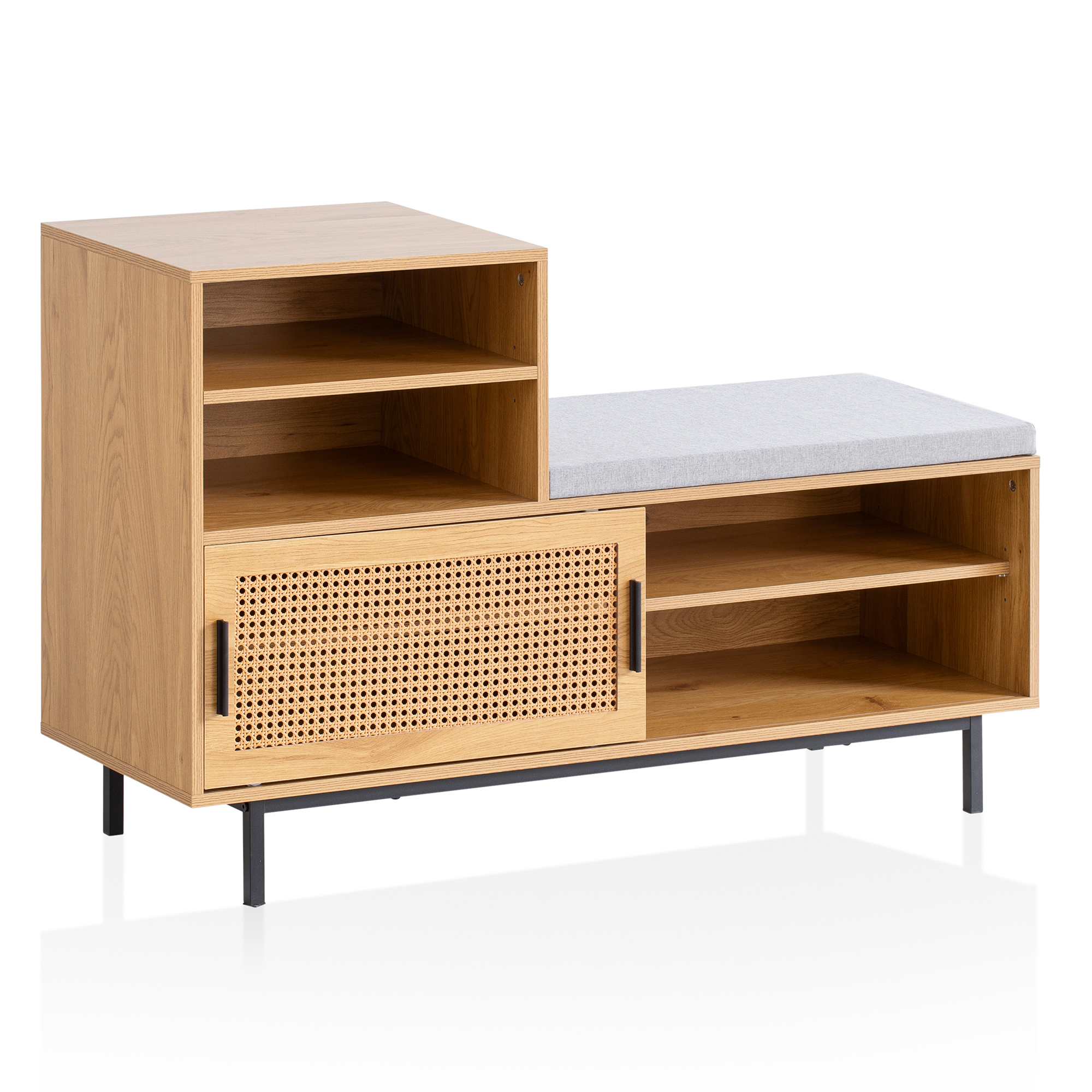 Schuhbank Eggedal Braun 120 × 40 × 75,5 cm