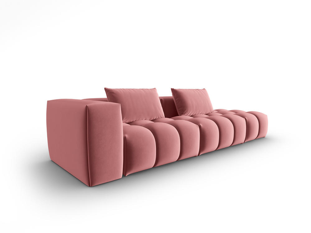 Cosmopolitan Design Sofa Verona 4-Sitzer offen Samt Casino Flamingo Rechts