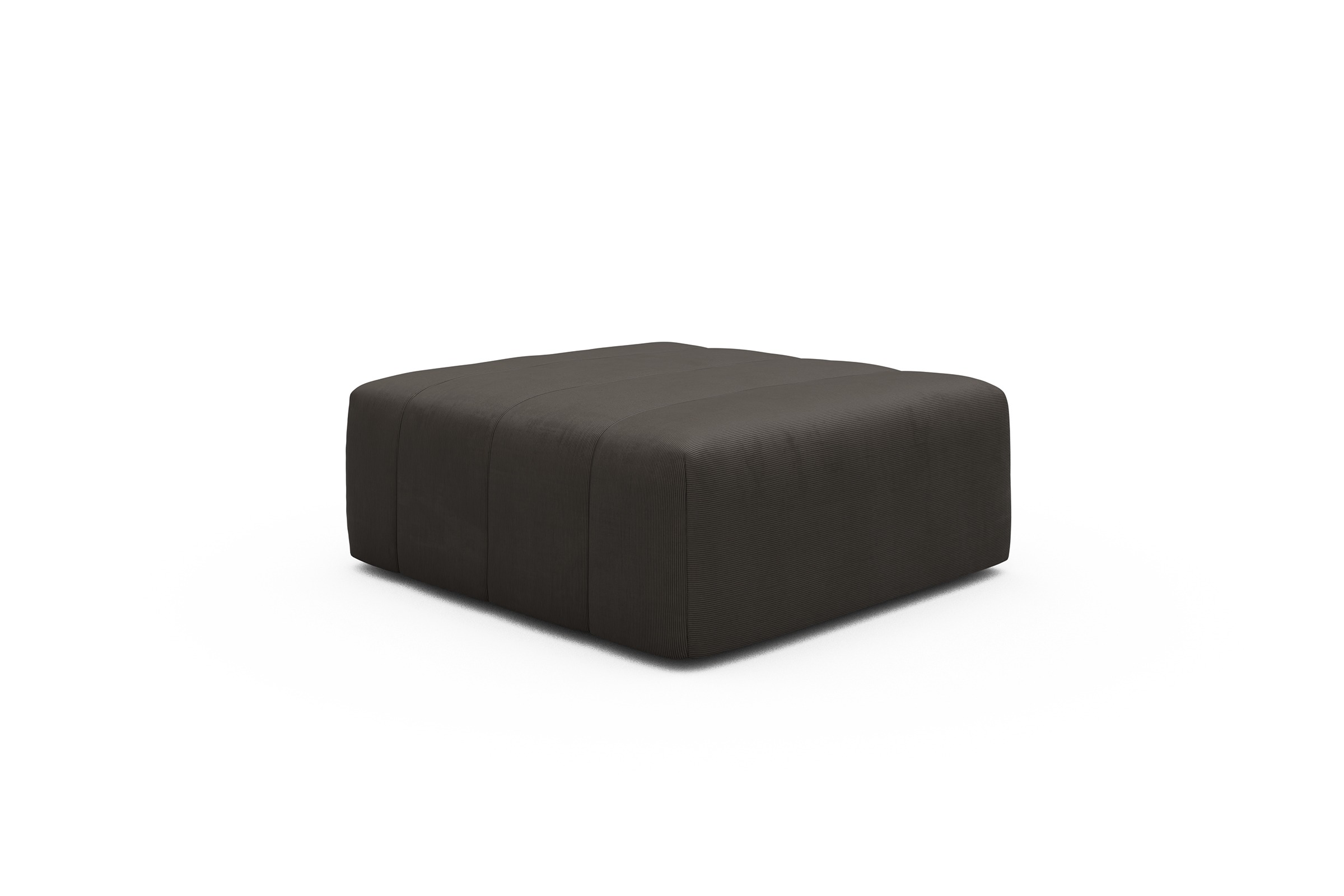 Sitzhocker Hugo Ottomane Cordufine-Taupe