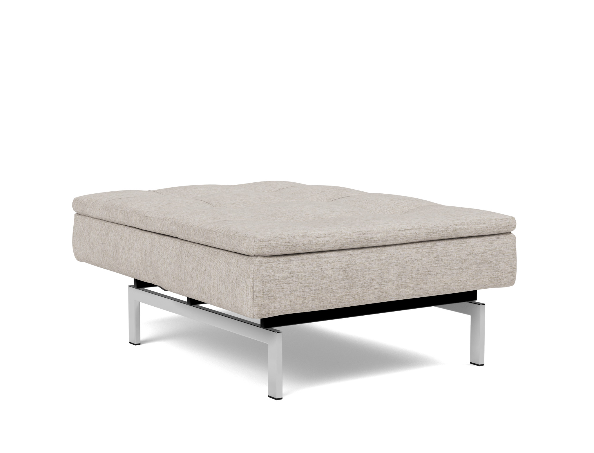 Sessel Dublexo Chenille Yuveno 471-Sand Beine Chrom