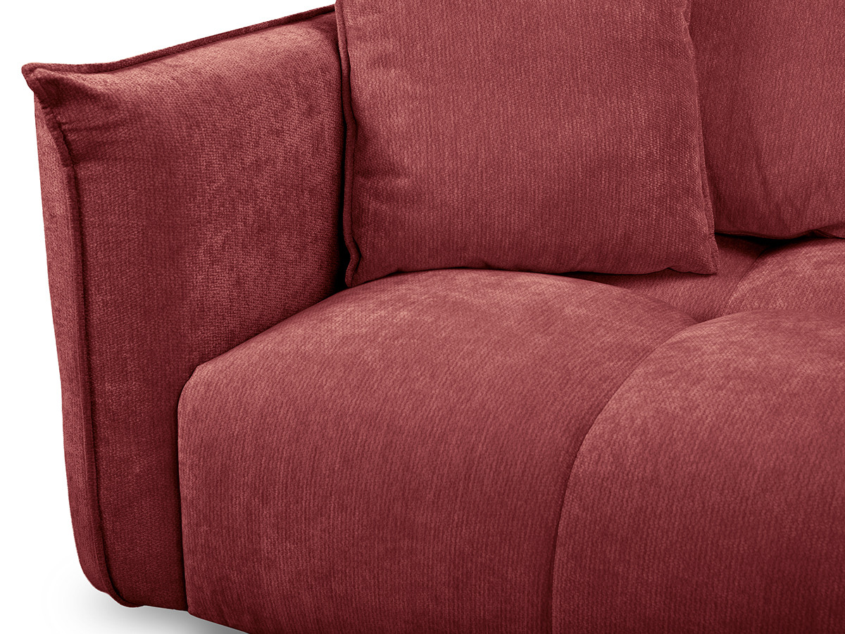 Bobochic Harlem Sofa 3-Sitzer Stoff Rot
