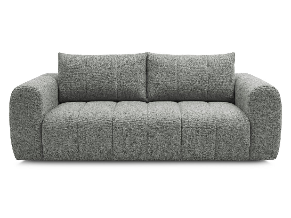 Bobochic Nesty Sofa 3-Sitzer Melange-Stoff Dunkelgrau