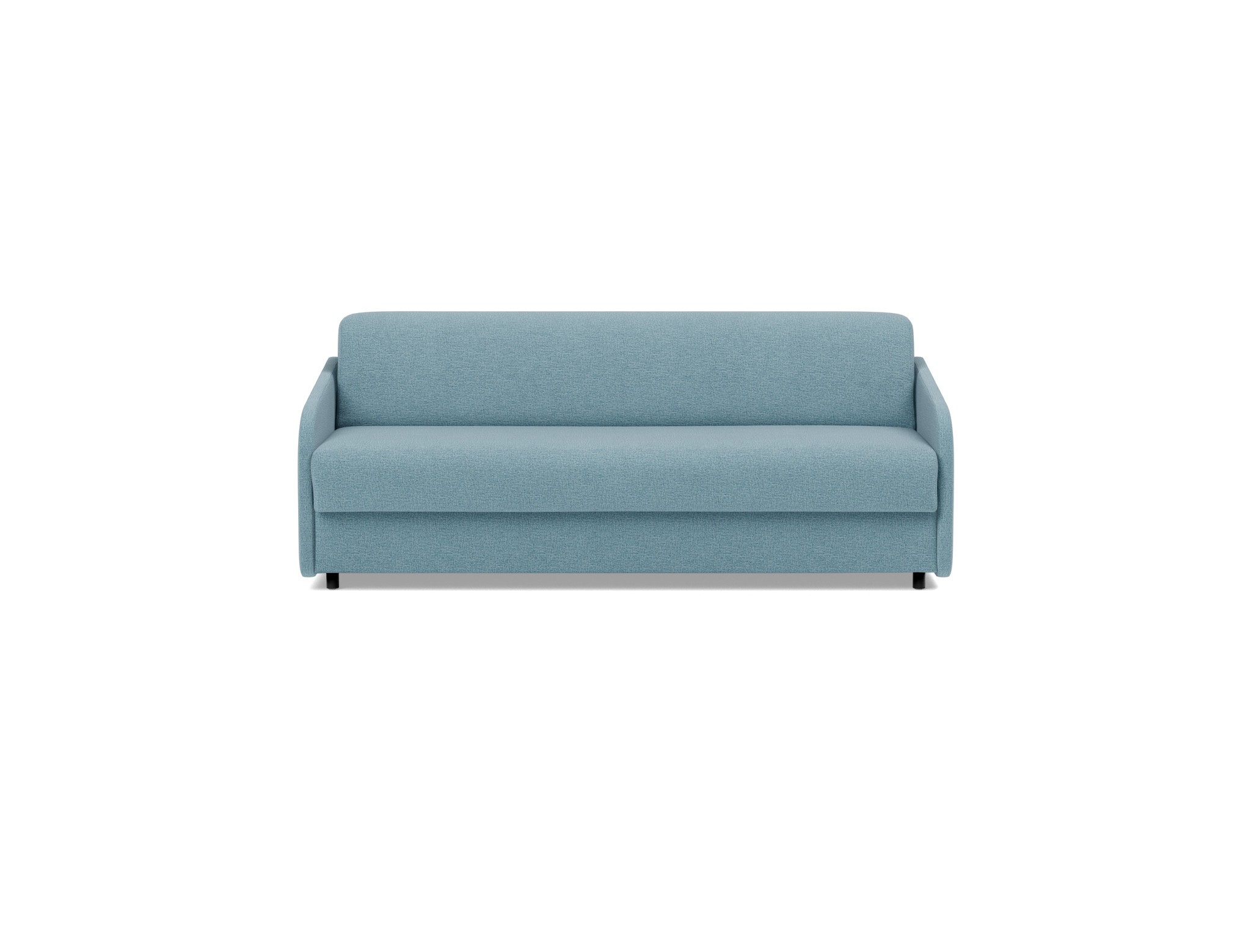 Schlafsofa Eivor mit Memory-Matratze 160 Flachgewebe Mixed Dance 525-Light-Blue