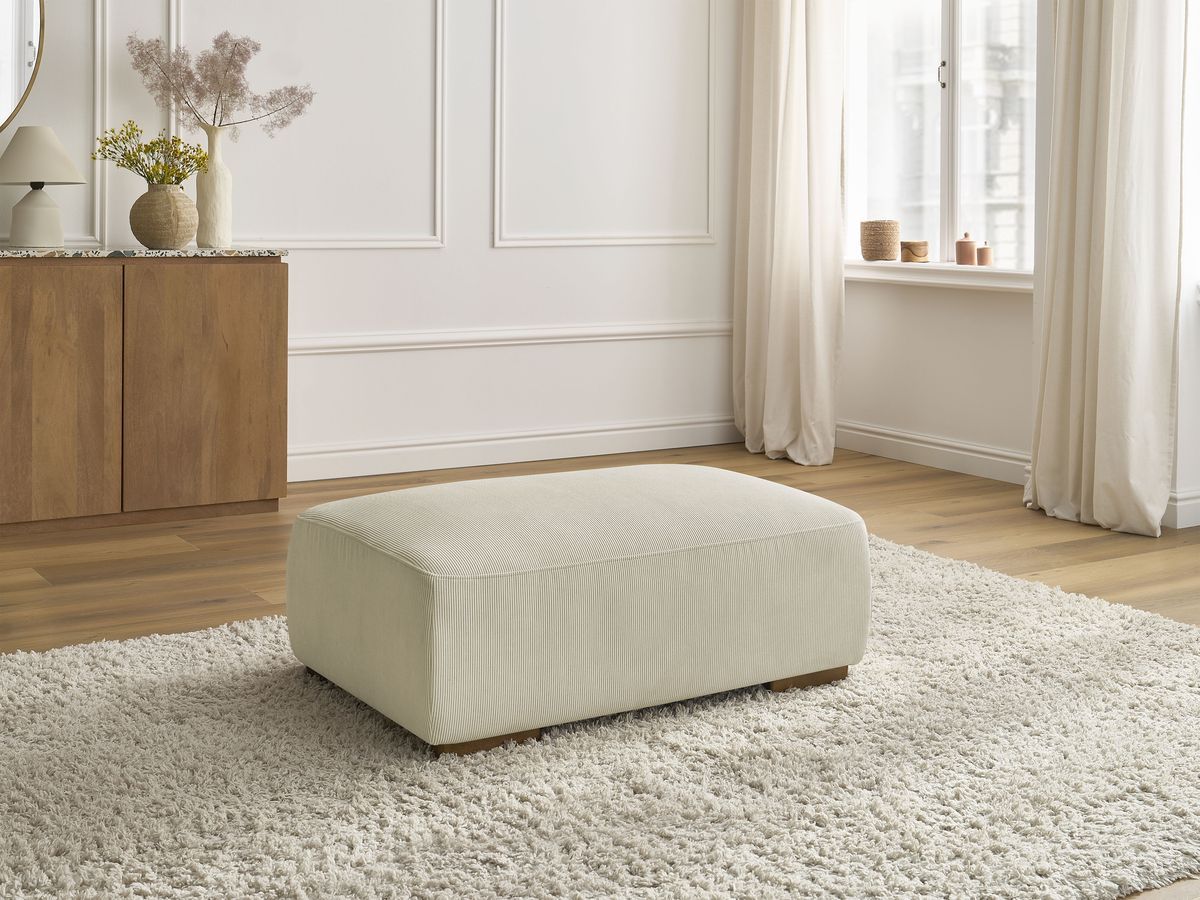 Bobochic Sidonie Pouf Cordsamt Beige