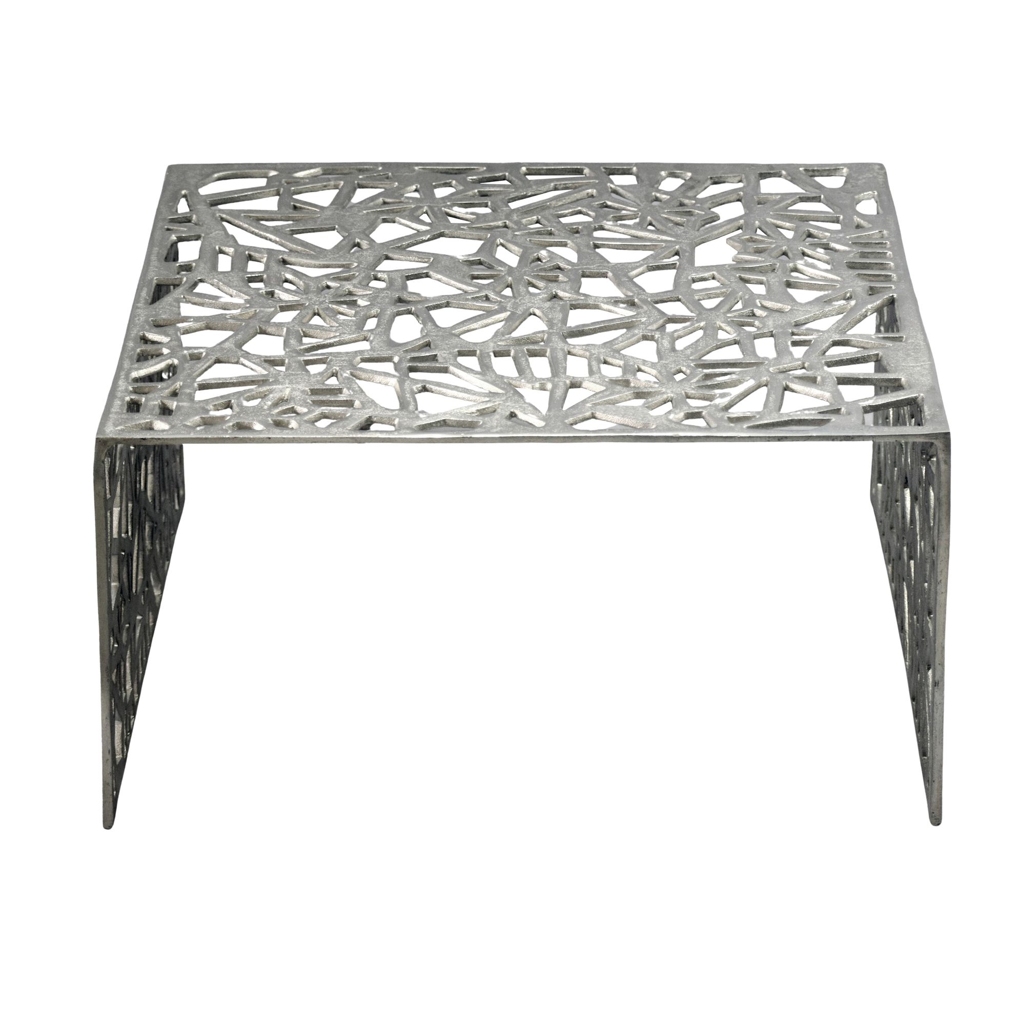 Couchtisch Langevag Aluminium Silber 60 × 60 × 31 cm