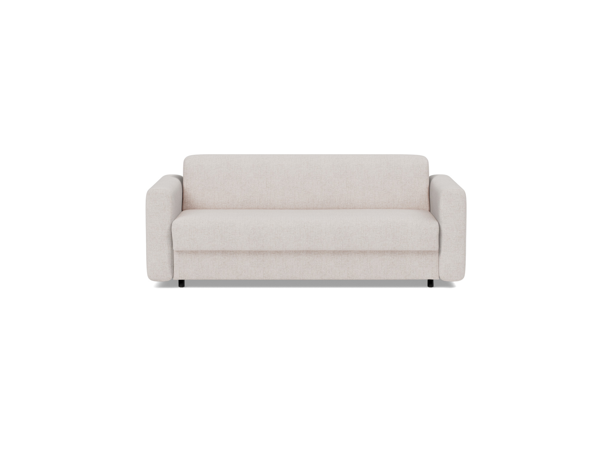 Schlafsofa Killian mit Taschenfederkernmatratze 140 Strukturierter Stoff Weda 300-Weda-Sand