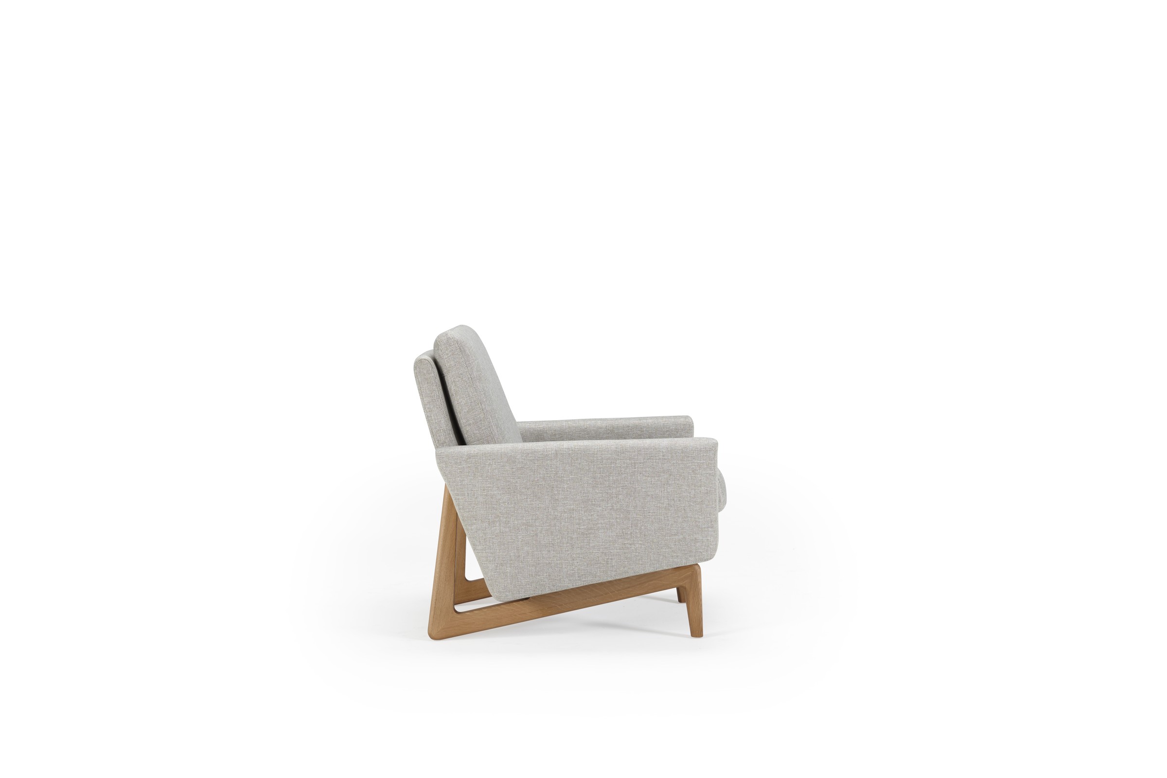 Sessel Arne Strukturierter Stoff Denari 487-Clean-Beige