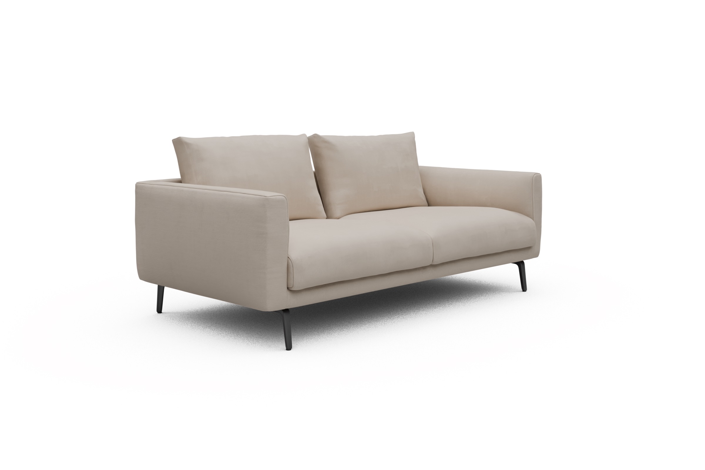 Sofa Karl 2-5-Sitzer Cordufine-Off-White