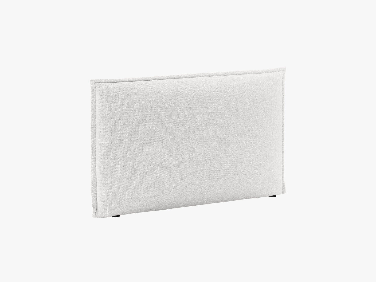 Micadoni Monica Samtiger Kopfteil 140 cm (H 95 cm) Chenille Eden Silber 180x95