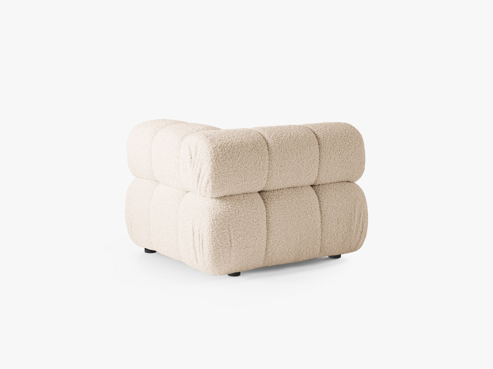 Micadoni symmetrisches Eckmodul Bellis Boucle Rolf Helles Beige