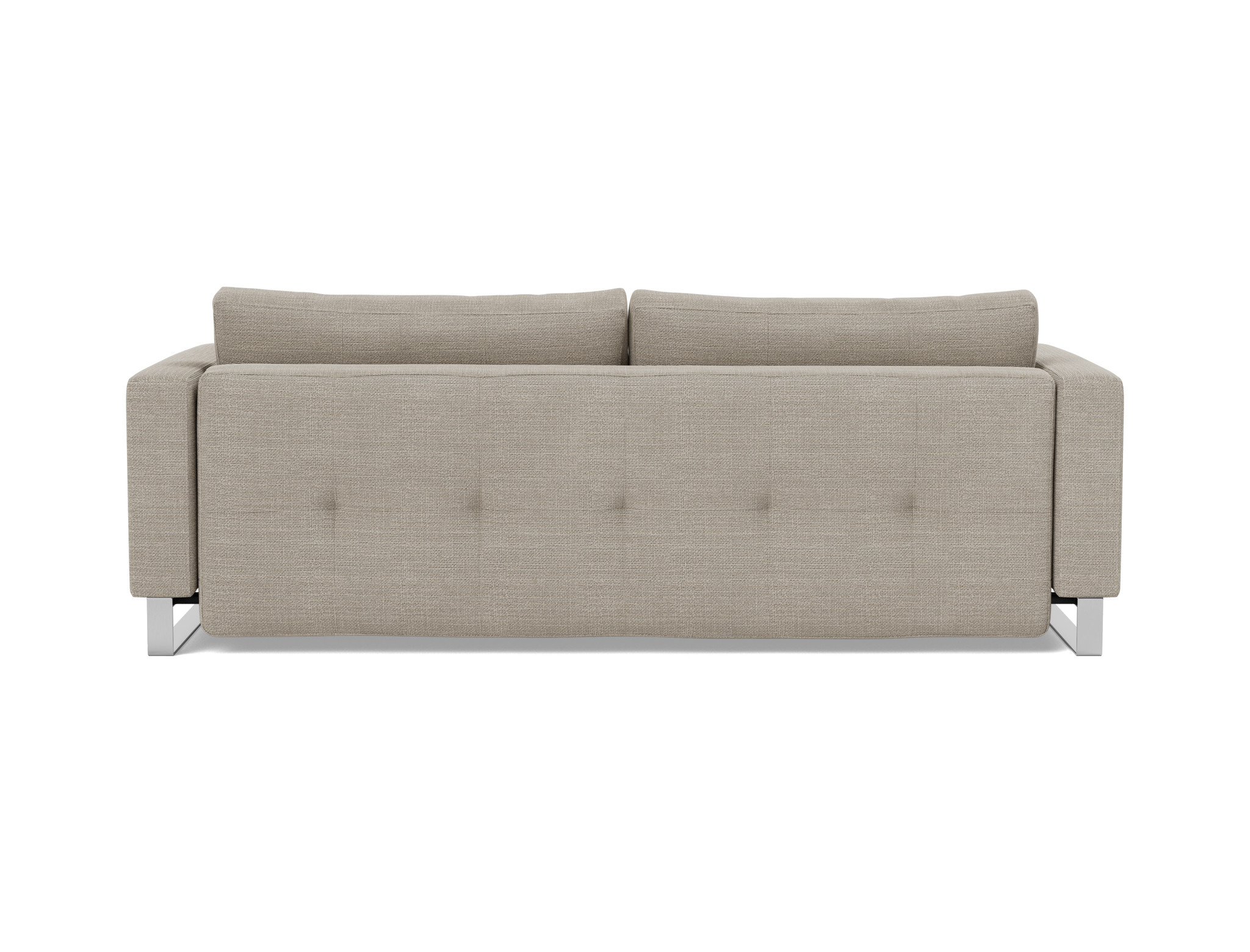 Schlafsofa Cassius D.E.L. Strukturierter Stoff Kenya 579-Gravel