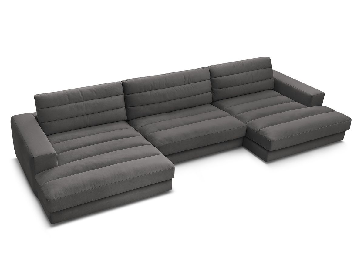 Bobochic Sierra Wohnlandschaft Samt Schwarz